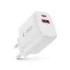 TECH-PROTECT NCA30 2-PORT NETWORK CHARGER PD 30W / QC3.0 WHITE